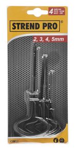 Brad Point Drill Bit Set Strend Pro, 2-3-4-5 mm