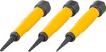 Punch Set Strend Pro Premium, 3-piece, bi-material handle, 1-2-3"/32"