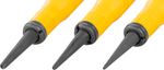 Lyukasztó készlet Strend Pro Premium, 3 részes, kéttényegű markolat, 1-2-3"/32"