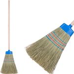 Broom MagicHome, sorghum, large, 5x sewn, with plastic cover, 89 cm