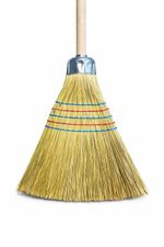 Metla MagicHome, ciroková, veľká, 5x šitá, s plastovým krytom, 31x41x88 cm