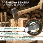 Sekera Strend Pro A6441 Sandblaster 3000 g, štiepacia, káľačka, drevená násada 900 mm