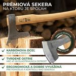 Axe Strend Pro A633 Sandblaster, 1250 g, wooden handle 700 mm