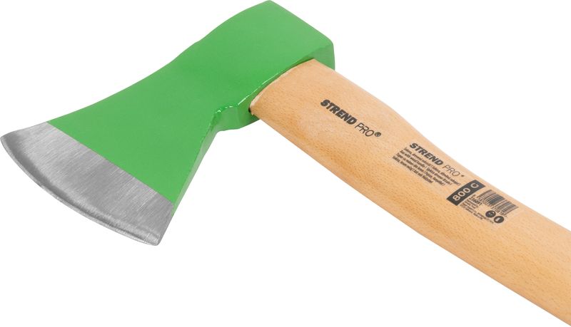 Sekera Strend Pro AX202 800 g, Green, A613, drevená násada 380 mm