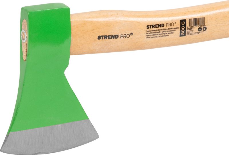 Sekera Strend Pro AX202 800 g, Green, A613, drevená násada 380 mm