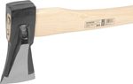 Axe Hickory™ Wood Black, 2000 g, splitting maul, wedge-shaped, wooden handle 800 mm
