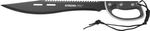 Bozótvágó Strend Pro Tactical, tokkal, fűrésszel, kézvédelemmel, fekete, 61 cm