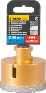 Magfúró Strend Pro, gyémánt, korona, M14, 65 mm