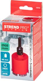 Hole Saw Strend Pro Premium, 68x68 mm, M16 thread, 5 teeth