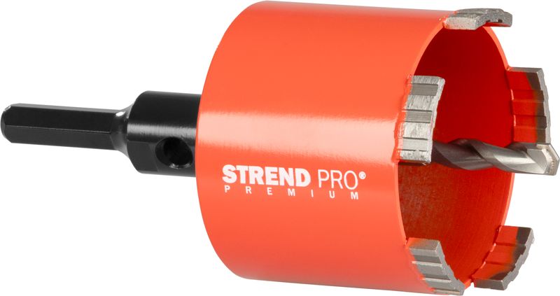 Vykružovač Strend Pro Premium, 82x68 mm, závit M16, 5 zubov, korunka, vyrezávač