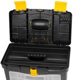 Plastic tool box
 450x260x620mm adjustable handle
- with wheels, max. 25 kg