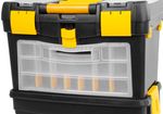 Plastic tool box
 450x260x620mm adjustable handle
- with wheels, max. 25 kg
