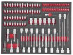 Workshop Trolley with Tools Strend Pro B239, 399-piece cabinet, 7 drawers, Hobby