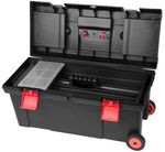 Box Strend Pro HL3050, for tools, on wheels with handle, max. 15 kg