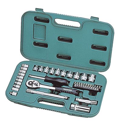 Tool Set HONITON 132037B, 37-piece, 1/4" + 3/8"