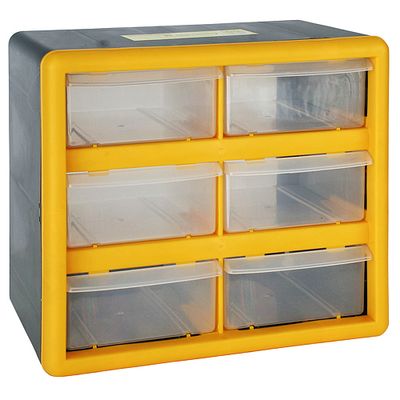 Rendszerező Strend Pro SBx3045-A, falra, 6 fiók, 26.5x16x23.5 cm, max. 12 kg