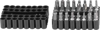 Set of bits 33 pcs Strend Pro , Cr-V, bits+heads +holde