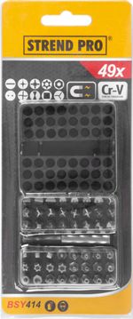 Bit Set Strend Pro BSY414, 49-piece, Cr-V