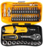 Szerszamkeszlet Strend Pro WT549, 39 reszes, bitekkel, dugokulcsokkal es 1/4" racsnival