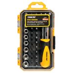 Bit and Socket Set Strend Pro WT536, 37-piece, with ratchet screwdriver