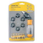 Bit and Socket Set Strend Pro YF40239, 62-piece, with ratchet screwdriver with joint