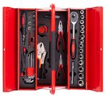 Tool Set Strend Pro S264, 64-piece, in metal case, 1/2"+1/4"