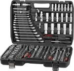 Tool Set Strend Pro S221, 215-piece, in case, 1/2"+1/4"+3/8"
