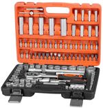 Tool Set Strend Pro S210, 108-piece, in case, 1/4"+1/2"