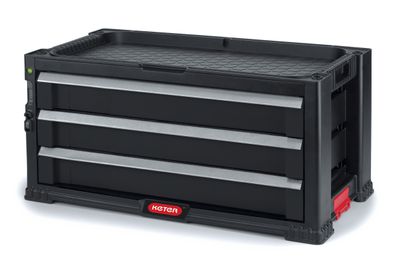 Box Keter® 17199302, TOOL CHEST, 3 sockets, 56x26x29 cm, for tools
