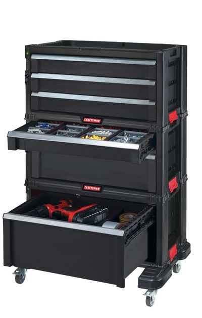 Keter® láda 17201228, TOOL CHEST SET, 6 fiók, 56 x 75 x 29 cm, szerszámra