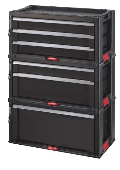 Doboz Keter® 17201228, TOOL CHEST SET, 6 fiók, 560x750x290 mm, szerszámokhoz