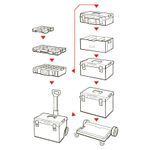 Doboz QBRICK® System ONE 350 Vario, szerszámokhoz