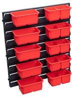 Dobozok QBRICK® Organizer pótalkatrész, ONE Organizer M/L, 11 részes készlet, falra