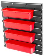 Dobozok QBRICK® Organizer pótalkatrész, ONE Organizer M/L, 5 részes készlet, falra