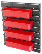 Dobozok QBRICK® Organizer pótalkatrész, ONE Organizer M/L, 5 részes készlet, falra