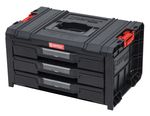 Doboz QBRICK® System PRO Toolbox Drawer 3 Expert, rendszerező, 3 fiók