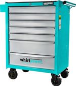 Workshop Trolley with Tools whirlpower®, 211-piece cabinet, 7 drawers, PROFI