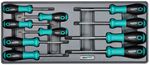 Dielenský vozík s náradím whirlpower®, 211 dielna skrinka, 7 zásuviek
