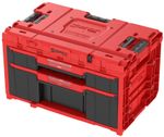 Doboz QBRICK® System ONE Workshop Red - Cart, 3x szerszámos doboz, 4 részes szerszámos doboz készlet