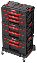 Box QBRICK® System ONE Workshop - Cart, 3x Toolbox, 4-piece set of tool boxes