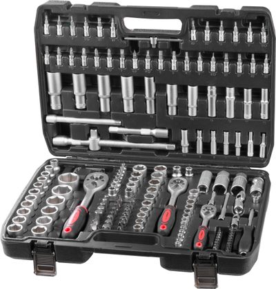 Szerszámkészlet Strend Pro, 172 részes, fejek, bitek, racsni, kofferben