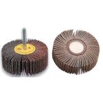 Disc KONNER FW803, 80x30 mm, P060, lamellar, on shank, for drill