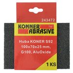 Szivacs KONNER G220, csiszolószivacs, 100x70x25 mm, AluOxide