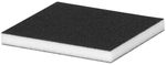 Szivacs KONNER G100, csiszolószivacs, 125x100x10 mm, 3 db-os csomag