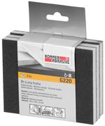 Sponge KONNER G220, sanding, 125x100x10 mm, pack of 3 pcs