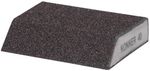 Szivacs KONNER G40, csiszolószivacs, 125x90x65x25 mm, ferde