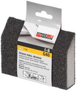 Sponge KONNER G40, sanding, 125x90x65x25 mm, beveled