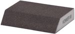 Sponge KONNER G80, sanding, 125x90x65x25 mm, beveled