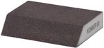 Sponge KONNER G80, sanding, 125x90x65x25 mm, beveled