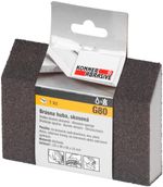 Sponge KONNER G80, sanding, 125x90x65x25 mm, beveled
